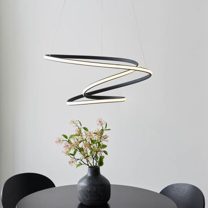 Endon 97632 - Suspension LED sur câble DUNE LED/47,5W/230V 3000K noire