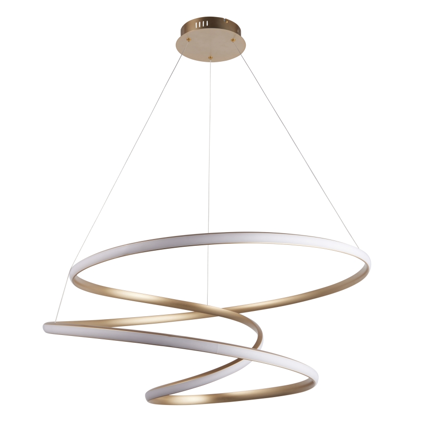 Endon 97639 - Suspension LED dimmable sur câble TWIRL LED/88W/230V 3000K dorée