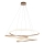 Endon 97645 - Suspension LED à intensité variable sur câble TWIRL LED/131W/230V 3000K dorée