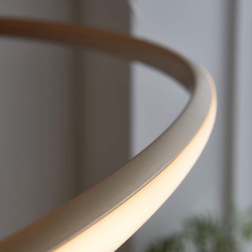 Endon 97645 - Suspension LED à intensité variable sur câble TWIRL LED/131W/230V 3000K dorée