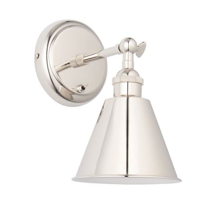 Endon 98716 - Applique spot murale HALLE 1xE14/40W/230V chrome brillant
