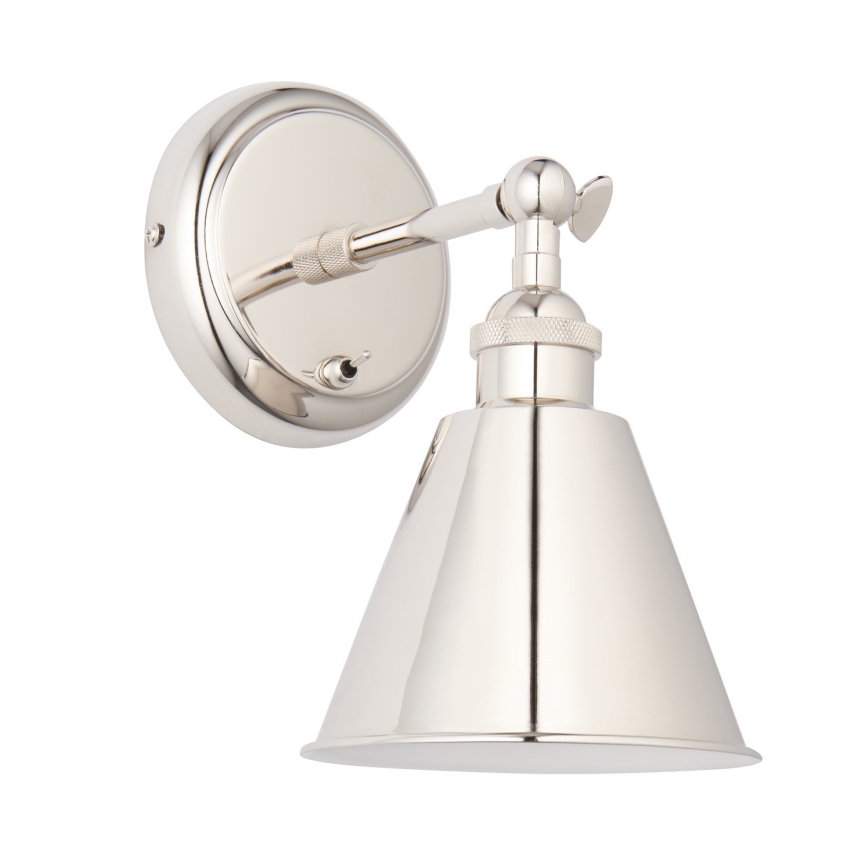 Endon 98716 - Applique spot murale HALLE 1xE14/40W/230V chrome brillant