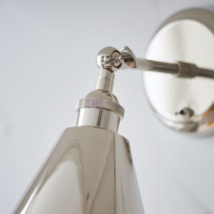 Endon 98716 - Applique spot murale HALLE 1xE14/40W/230V chrome brillant