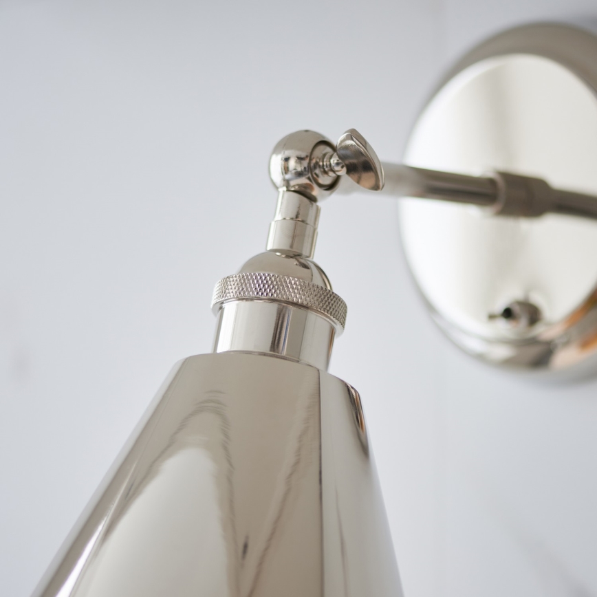 Endon 98716 - Applique spot murale HALLE 1xE14/40W/230V chrome brillant