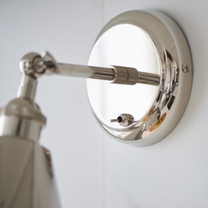 Endon 98716 - Applique spot murale HALLE 1xE14/40W/230V chrome brillant