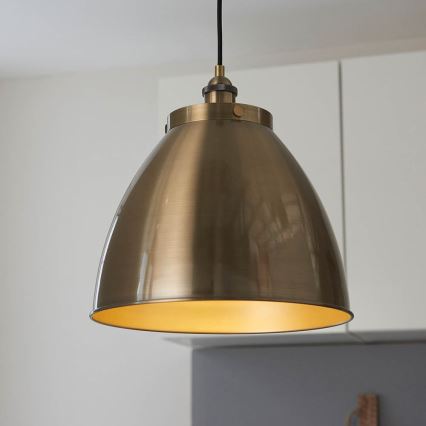 Endon 98744 - Suspension sur câble FRANKLIN 1xE27/10W/230V laiton