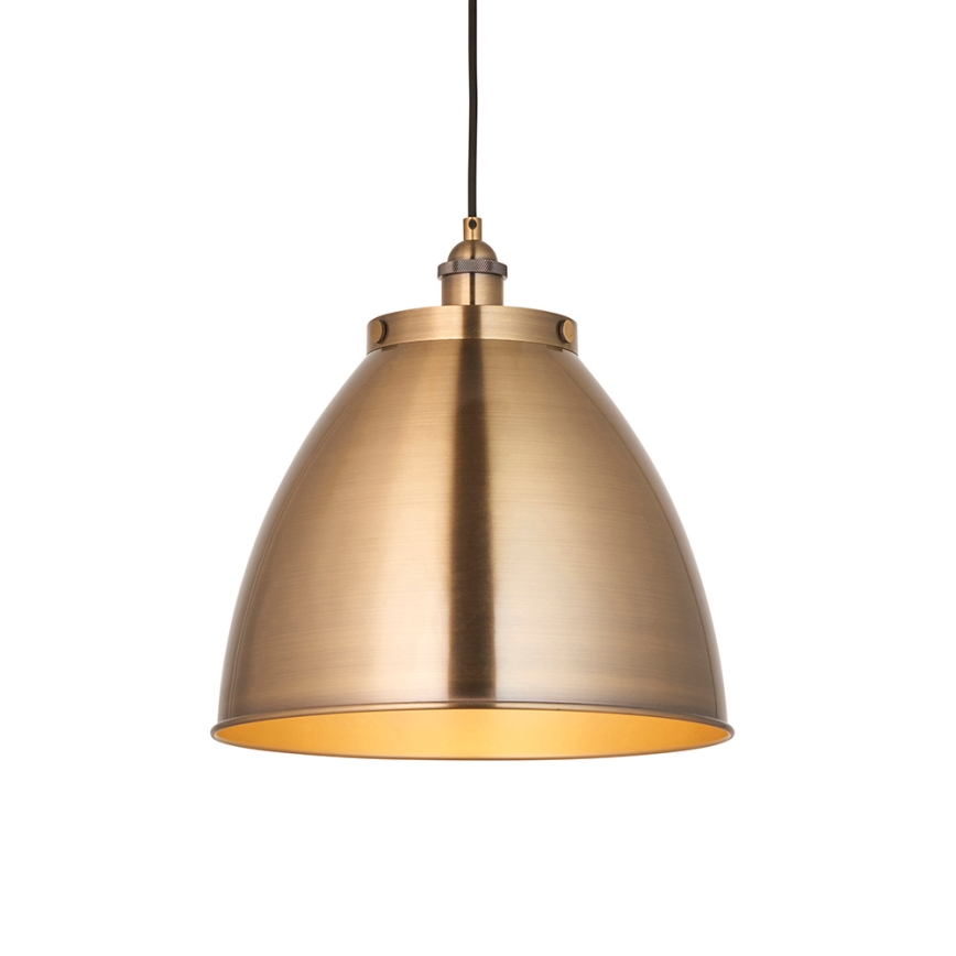 Endon 98744 - Suspension sur câble FRANKLIN 1xE27/10W/230V laiton