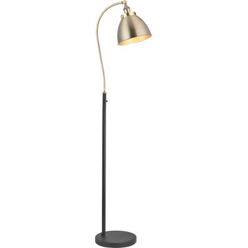 Endon 98748 - Lampadaire FRANKLIN 1xE27/10W/230V laiton/noir