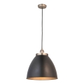 Endon 98749 - Suspension sur câble FRANKLIN 1xE27/10W/230V noir/laiton