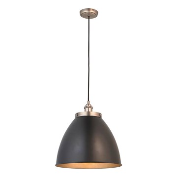 Endon 98749 - Suspension sur câble FRANKLIN 1xE27/10W/230V noir/laiton