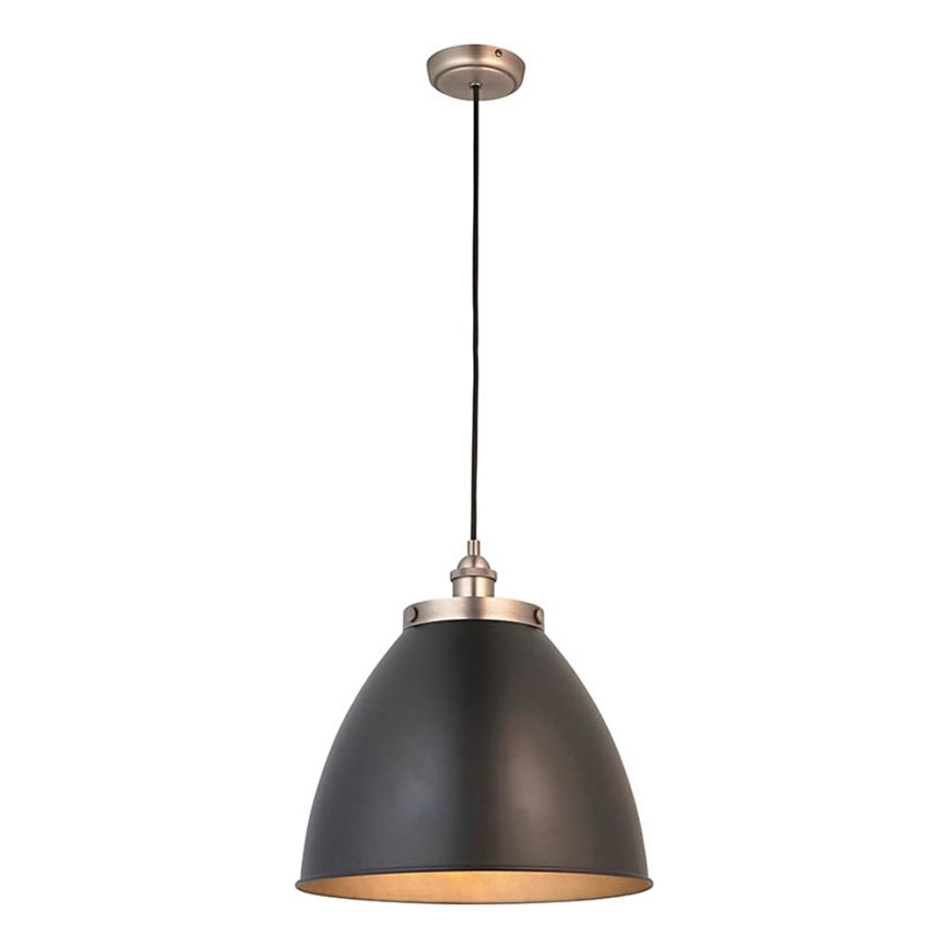 Endon 98749 - Suspension sur câble FRANKLIN 1xE27/10W/230V noir/laiton