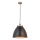Endon 98749 - Suspension sur câble FRANKLIN 1xE27/10W/230V noir/laiton