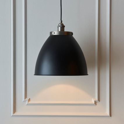 Endon 98749 - Suspension sur câble FRANKLIN 1xE27/10W/230V noir/laiton