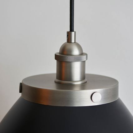 Endon 98749 - Suspension sur câble FRANKLIN 1xE27/10W/230V noir/laiton