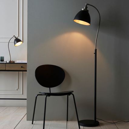 Endon 98753 - Lampadaire FRANKLIN 1 x E27/10W/230V chrome mat/anthracite