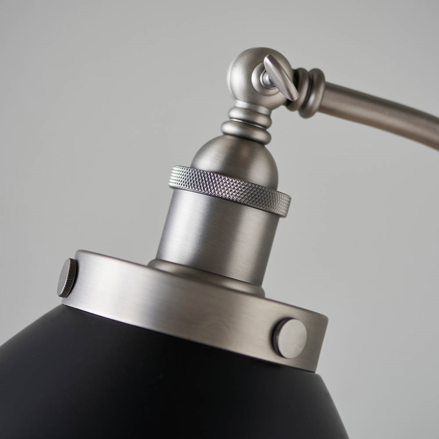 Endon 98753 - Lampadaire FRANKLIN 1 x E27/10W/230V chrome mat/anthracite