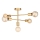 Endon 98786 - Lustre sur tige SOHAN 5xE27/10W/230V en laiton