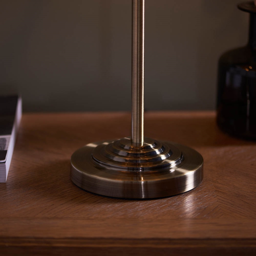 Endon 98932 - Lampe de table HIGHCLERE 3xE14/18W/230V blanche/laiton Ø 32 cm