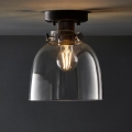 Endon 99106 - Plafonnier URBAN 1xE27/10W/230V noir/transparent
