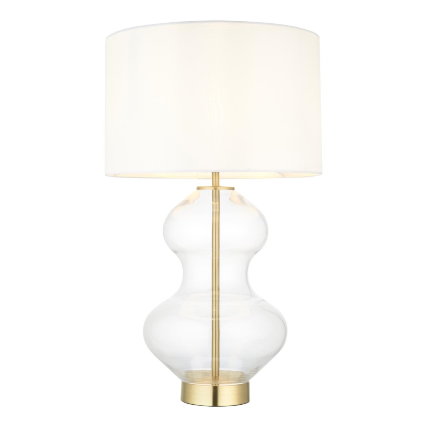 Endon 99110 - Lampe de table dimmable KELDA 1xE27/10W/230V blanc/doré