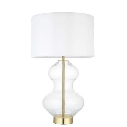 Endon 99110 - Lampe de table dimmable KELDA 1xE27/10W/230V blanc/doré
