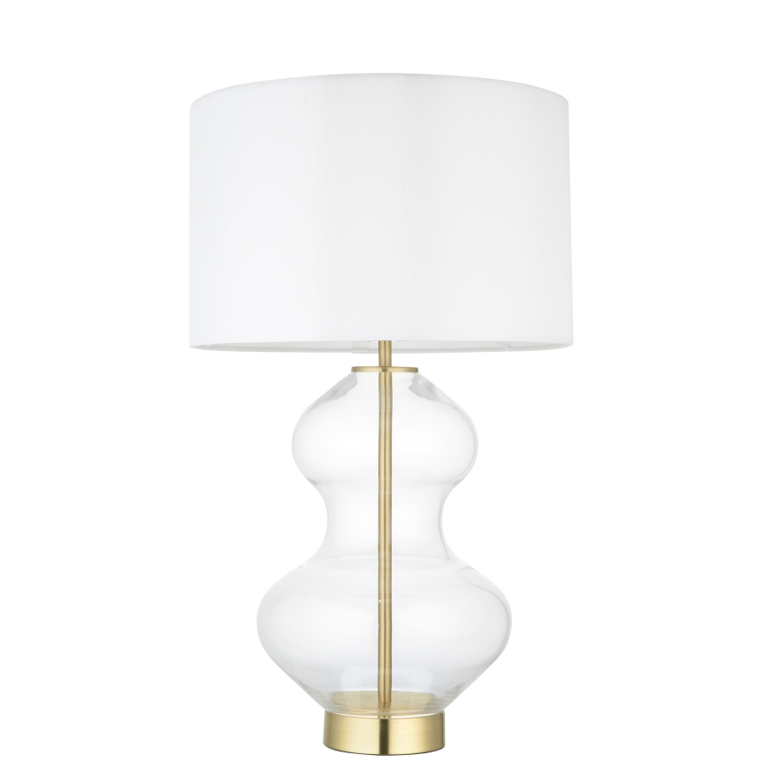 Endon 99110 - Lampe de table dimmable KELDA 1xE27/10W/230V blanc/doré