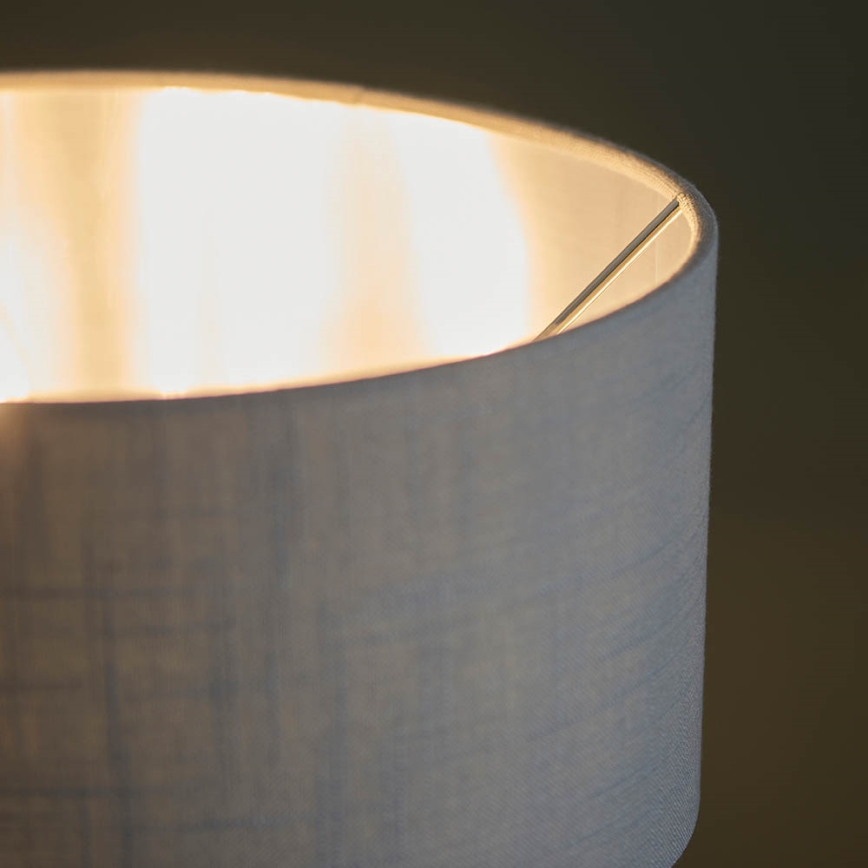 Endon 99149 - Lampe de table HIGHCLERE 3xE14/18W/230V gris/chrome brillant d. 32 cm