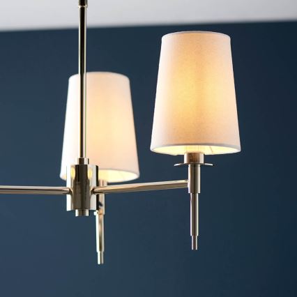 Endon 99455 - Suspension à tige 3xE14/6W/230V chromé brillant/blanc