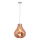 Endon 99790 - Suspension sur câble EUROPA 1xE27/10W/230V marron fumé