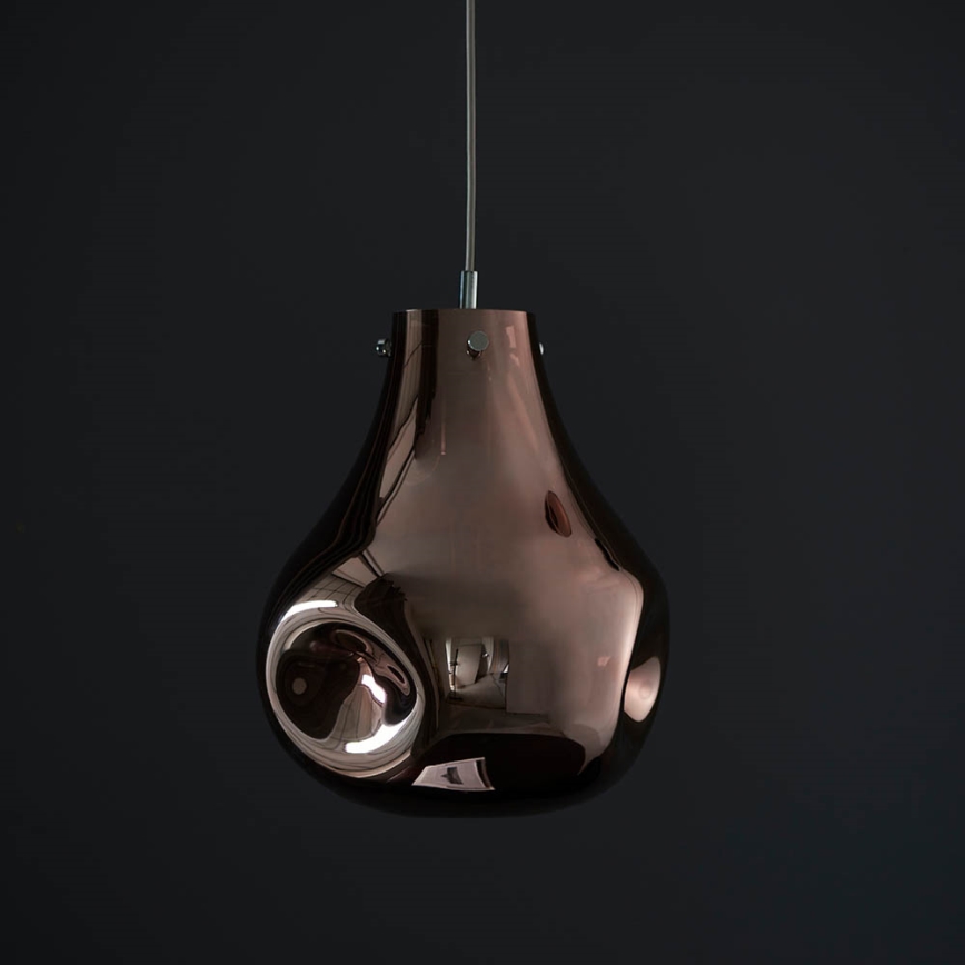 Endon 99790 - Suspension sur câble EUROPA 1xE27/10W/230V marron fumé