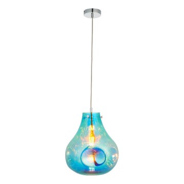 Endon 99791 - Suspension filaire EUROPA 1xE27/10W/230V bleu