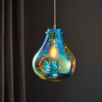 Endon 99791 - Suspension filaire EUROPA 1xE27/10W/230V bleu