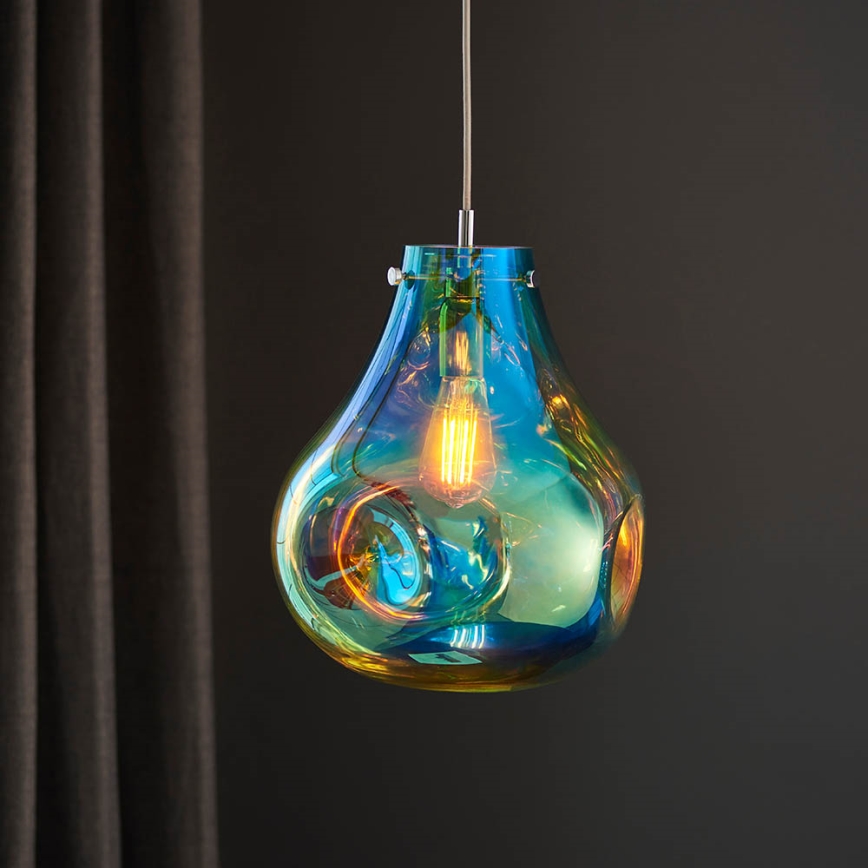 Endon 99791 - Suspension filaire EUROPA 1xE27/10W/230V bleu