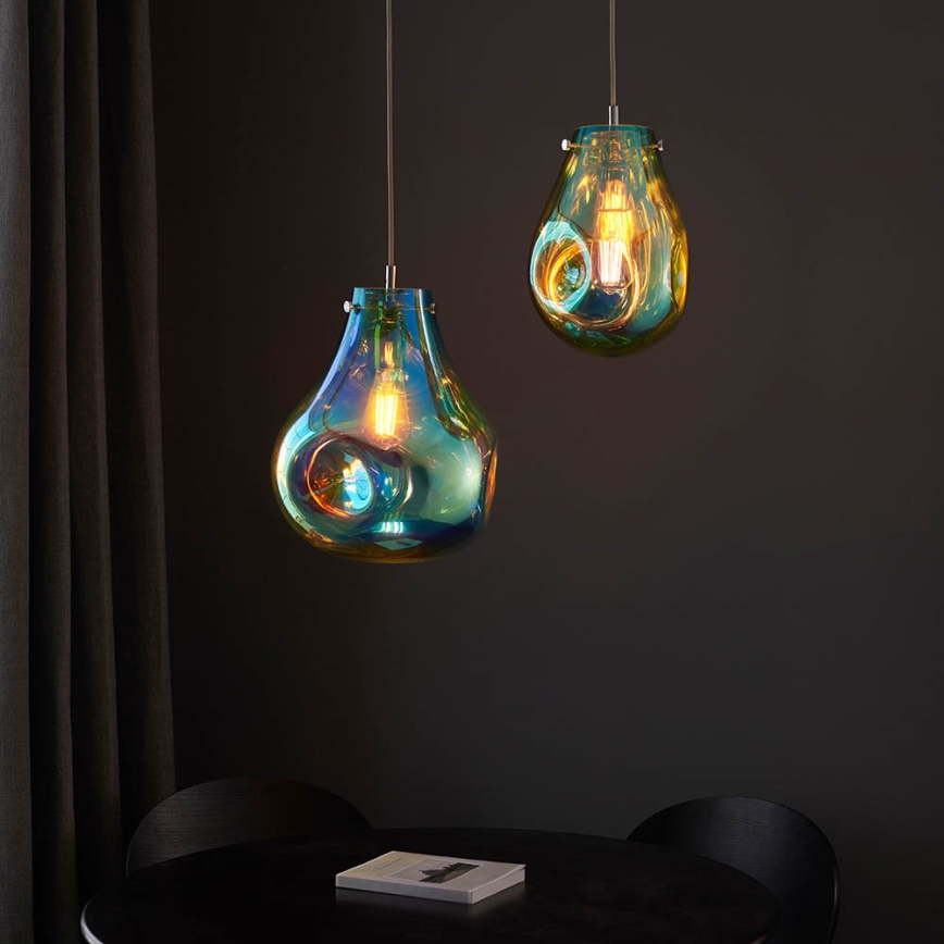 Endon 99791 - Suspension filaire EUROPA 1xE27/10W/230V bleu
