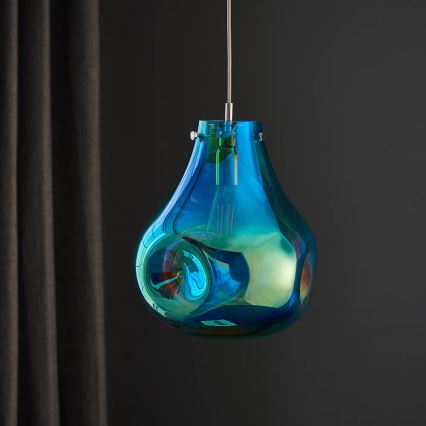 Endon 99791 - Suspension filaire EUROPA 1xE27/10W/230V bleu