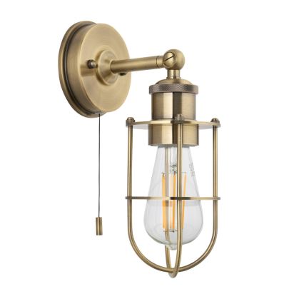 Endon 99952 - Applique murale salle de bain CREW 1xE27/6W/230V IP44 laiton
