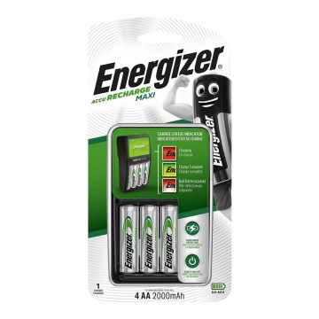 Energizer - Chargeur de batterie NiMH 6W/4xAA/AAA 2000mAh 230V