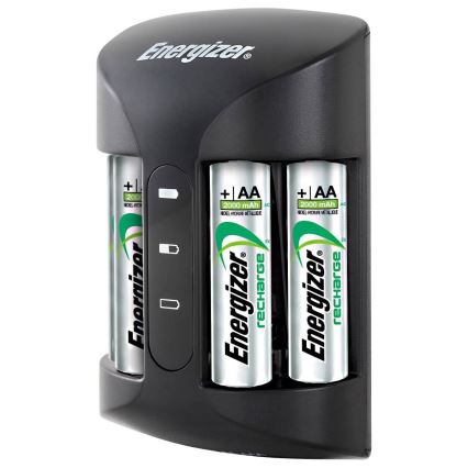 Energizer - Chargeur de pile NiMH 7W/4xAA/AAA 2000mAh 230V