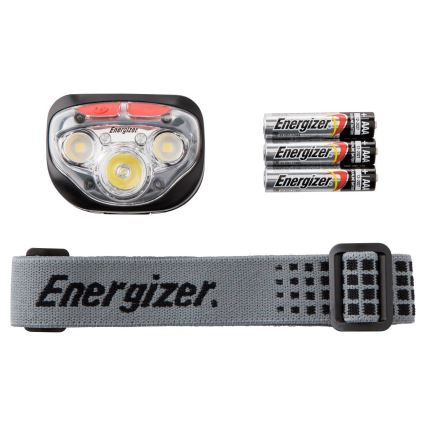 Energizer - Lampe frontale avec lumière rouge LED/3xAAA IPX4