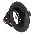 Enjoliveur pour luminaire encastré GU10 Ø 8,6 cm, noir