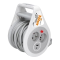 Enrouleur de câble 10 m avec 2 prises et ports USB-A et USB-C
