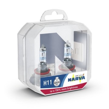 ENSEMBLE 2x Ampoule Auto H11 PGJ19-2/55W/12V - Narva 48101RPNVAS2