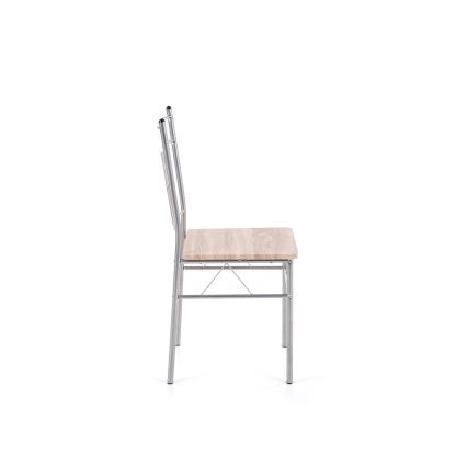 Ensemble balcon LANCE 82x50 cm métal/chêne Sonoma