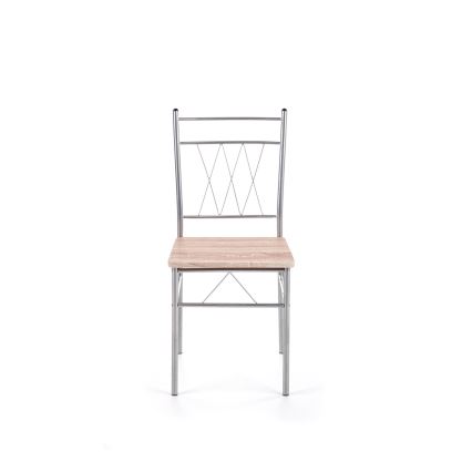 Ensemble balcon LANCE 82x50 cm métal/chêne Sonoma