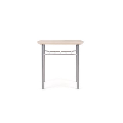 Ensemble balcon LANCE 82x50 cm métal/chêne Sonoma