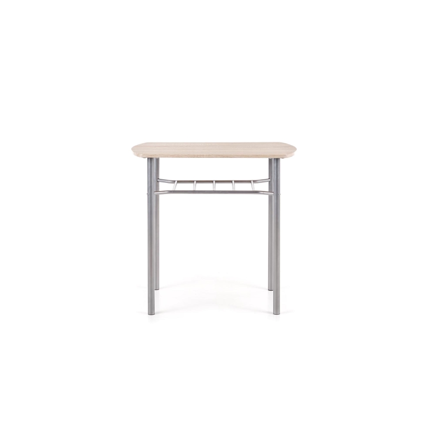Ensemble balcon LANCE 82x50 cm métal/chêne Sonoma