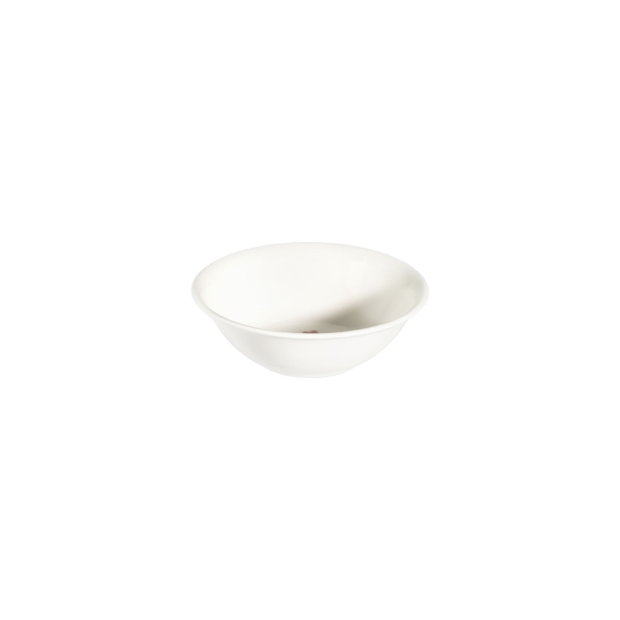 Ensemble de 24 pièces, blanc/rouge/vert, en porcelaine