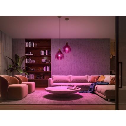 Ensemble de base Philips Hue WHITE AND COLOR AMBIANCE 2xE27/9W/230V 2000-6500K + appareil d