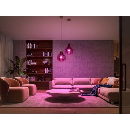 Ensemble de base Philips Hue WHITE AND COLOR AMBIANCE 3xE27/9W/230V 2000-6500K + dispositif d