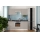 Ensemble de cuisine CELESTE 180 cm laqué taupe brillant